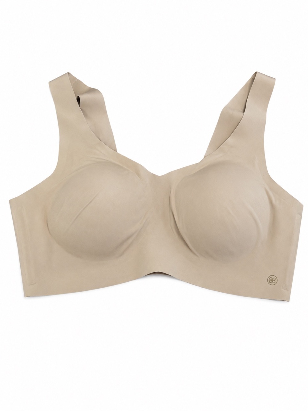 Honeylove Wireless Shaping Bra Size L Beige Nude Seamless Comfort Support